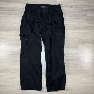 5.11 Tactical  Womens Black Cargo Ripstop Pants‎ Outdoor Workwear US 14 REG